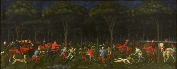 Uccello, Paolo, 1397-1475; The Hunt in the Forest